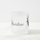 Mok-geelsteen diepvriesglas matglas koffiemok (Center)