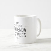 Mok 'Geen Agenda Alleen Vibes' - Grappig Zakelijk (Voorkant rechts)