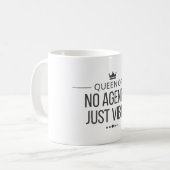 Mok 'Geen Agenda Alleen Vibes' - Grappig Zakelijk (Voorkant links)