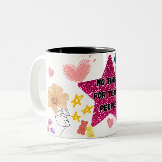 Mok geen tijd voor giftige mensen (Voorkant links)