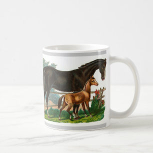 Mok geïllustreerd paard