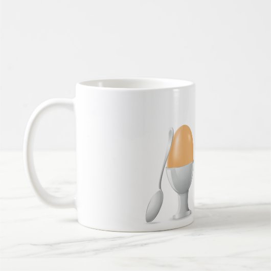 Mok gekookte eieren (Links)