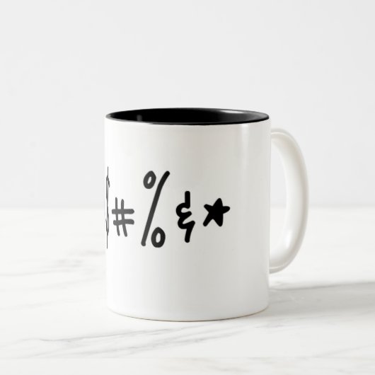 Mok gekromde koffie (Voorkant rechts)