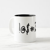 Mok gekromde koffie (Voorkant links)