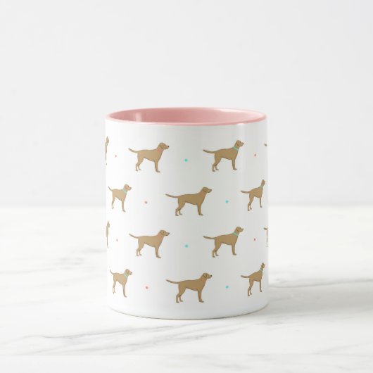 Mok gele labrador Pattern (Midden)