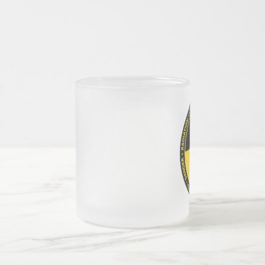 Mok gele radiatiesymbool (Center)