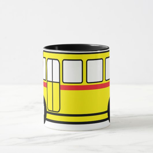 Mok Gele schoolbus (Midden)