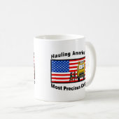 Mok Gele schoolbus - Gepersonaliseerd (Voorkant rechts)