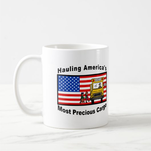 Mok Gele schoolbus - Gepersonaliseerd (Links)