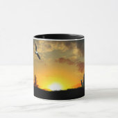 Mok Gele zonsondergang Grassy Meadow Coffee (Midden)