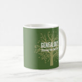 Mok genealogie koffie (groen) (Voorkant rechts)