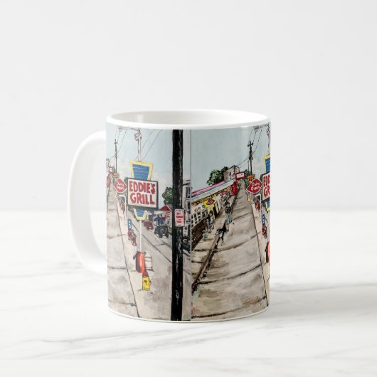 mok "Genève-On-The-Lake Street Uitzicht" (Voorkant links)