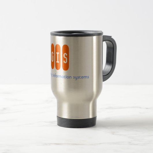 Mok geografische GIS-informatiesystemen (Voorkant rechts)