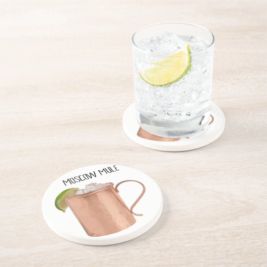 Mok Geometrische Bar Onderzetters Moskou Mule Copp (Zijkant)