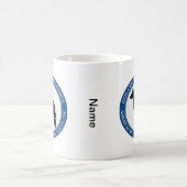 Mok, gepersonaliseerd en Malinois Rescue Logo Koffiemok (Center)