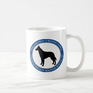 Mok, gepersonaliseerd en Malinois Rescue Logo Koffiemok