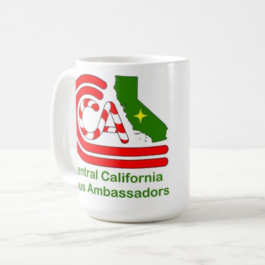 Mok - Gepersonaliseerd met de CCCA-Logo (Voorkant links)
