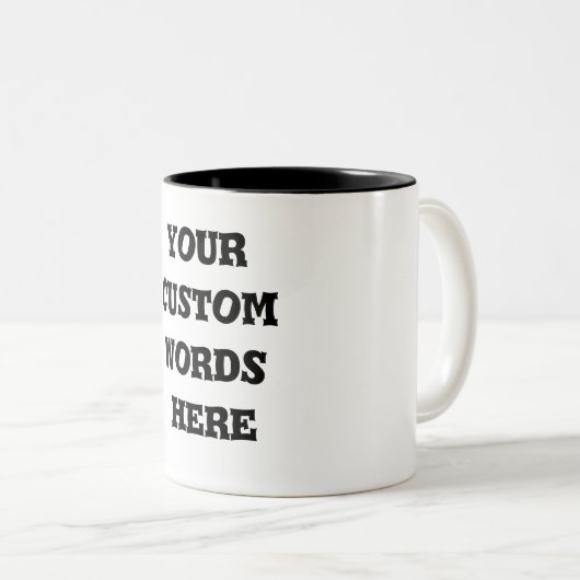 Mok gepersonaliseerde koffiebeker (Voorkant rechts)