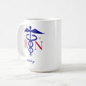 Mok geregistreerde verpleegster (personaliseer dez (Voorkant links)