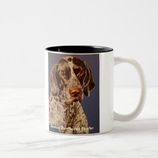 mok "German Shorthaired Pointer" voor koffie (Rechts)
