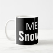 Mok gesmolten snowflakes koffie (Links)