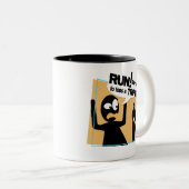 mok "Gevaarlijk rifle Toss" koffie (Voorkant rechts)