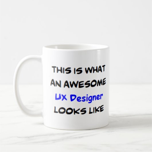 mok geweldige uxontwerper koffie (Links)