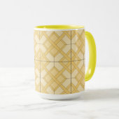 Mok - geweven rooster in drie schaduwen (Voorkant rechts)