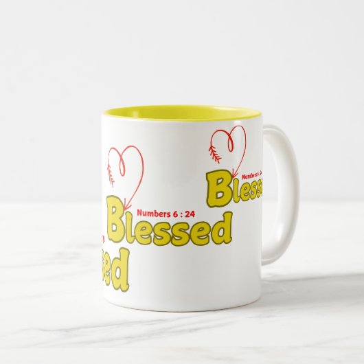 Mok_Gezegend Tweekleurige Koffiemok (Voorkant rechts)