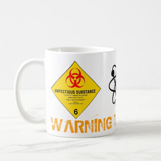 Mok giftige koffie-biogevaar (Links)