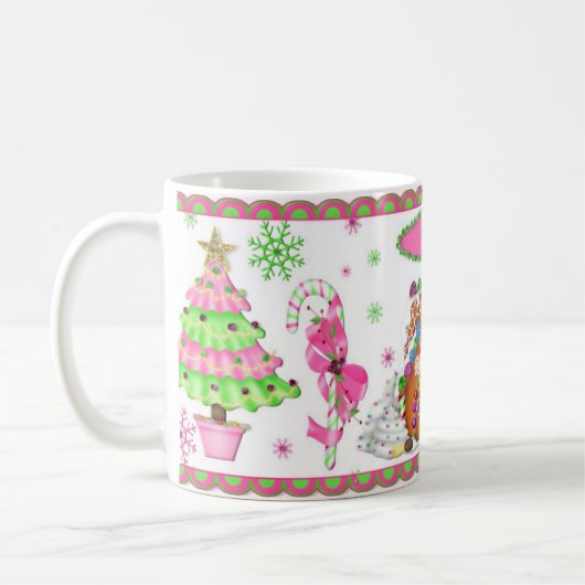 Mok GINGERBREAD - PERSONEELSNAAM - CHRISTMAS (Links)