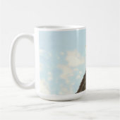 Mok, giraffe, "Ik ben klaar voor mijn close-up" Koffiemok (Links)