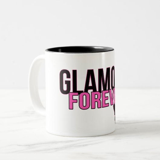 mok "Glamor Forever" (Voorkant links)