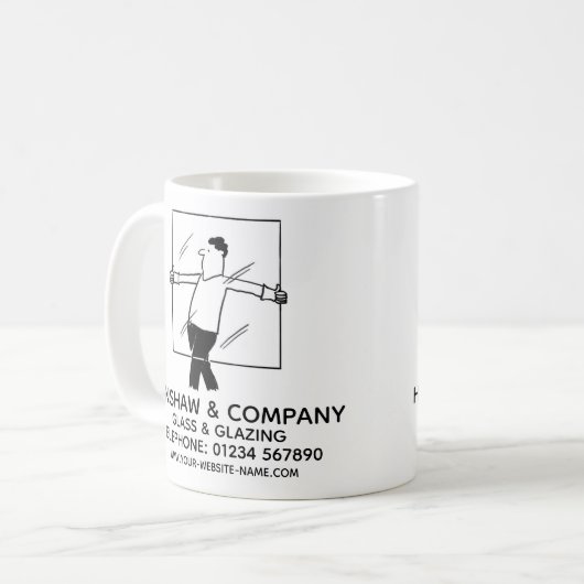 Mok Glas en Glazing Promotionele koffie (Voorkant links)