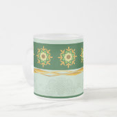 Mok glas - groen 05 (Voorkant links)