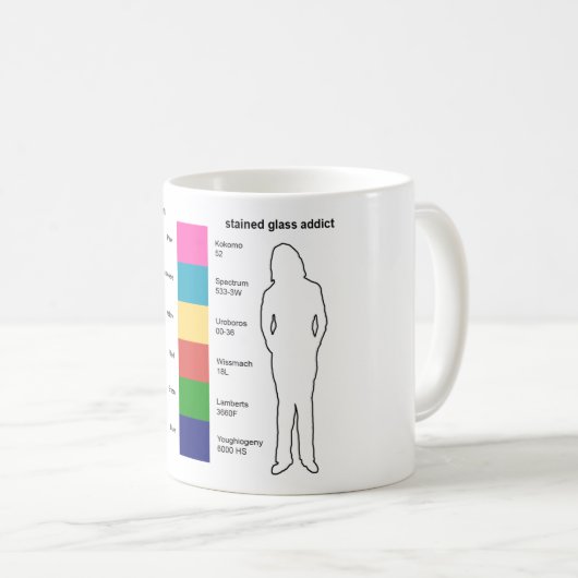 mok Glas in lood Addict (Voorkant rechts)