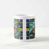 mok Glas in lood vlinder (Center)