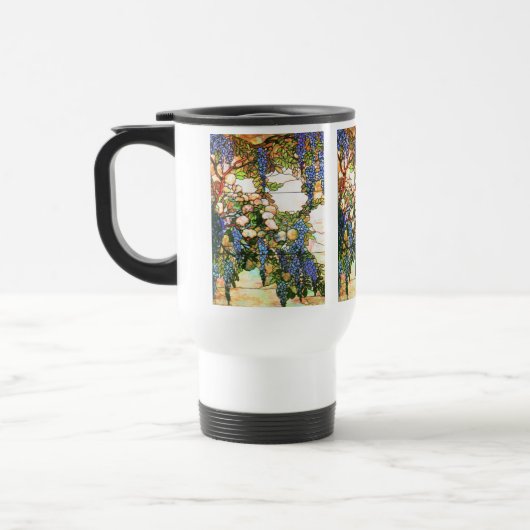 Mok Glas in lood Wisteria Tiffany (Links)