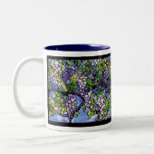 Mok Glas in lood Wisteria Tiffany (Links)