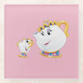 Mok Glass Onderzetter Glazen Onderzetter (Voorkant)