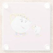 Mok Glass Onderzetter Glazen Onderzetter (Achterkant)