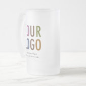 Mok glazen bier met Logo 16 oz Geen minimum (Voorkant links)