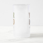 Mok glazen bier met Logo 16 oz Geen minimum (Center)