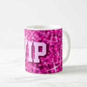 Mok Glitz Pink "VIP MUM" (Voorkant rechts)