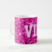 Mok Glitz Pink "VIP MUM" (Voorkant links)