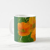 Mok gloeiend Nasturtium (Voorkant links)
