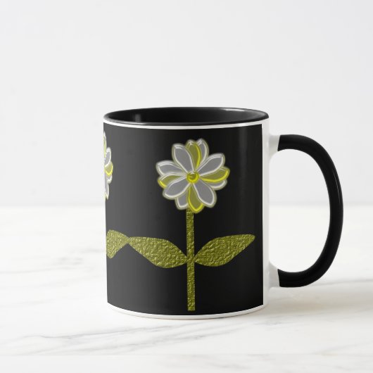 Mok gloeiende Daisy Flower (Rechts)