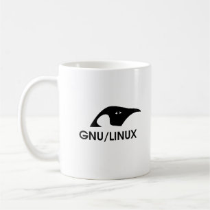 MOK GNU/Linux-pinguïn met opdrachtregel