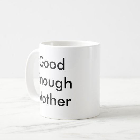 mok "Goed genoeg moeder" (Voorkant links)