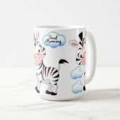 Mok/Goedemorgen Zebra Koffiemok (Voorkant rechts)